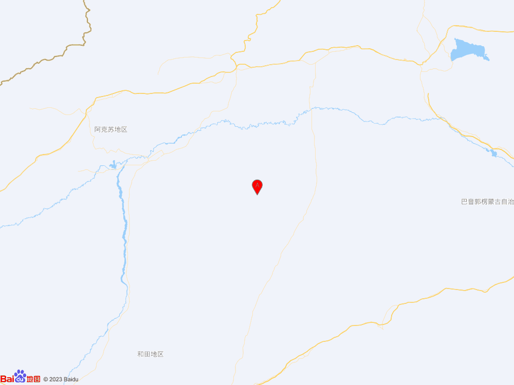 新疆阿克苏地区沙雅县（北纬40.05度，东经83.28度）发生3.7级地震